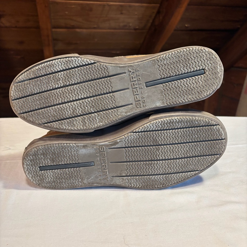 Sperry Men's Tan and Brown Boat Shoes - Picture 7 of 7